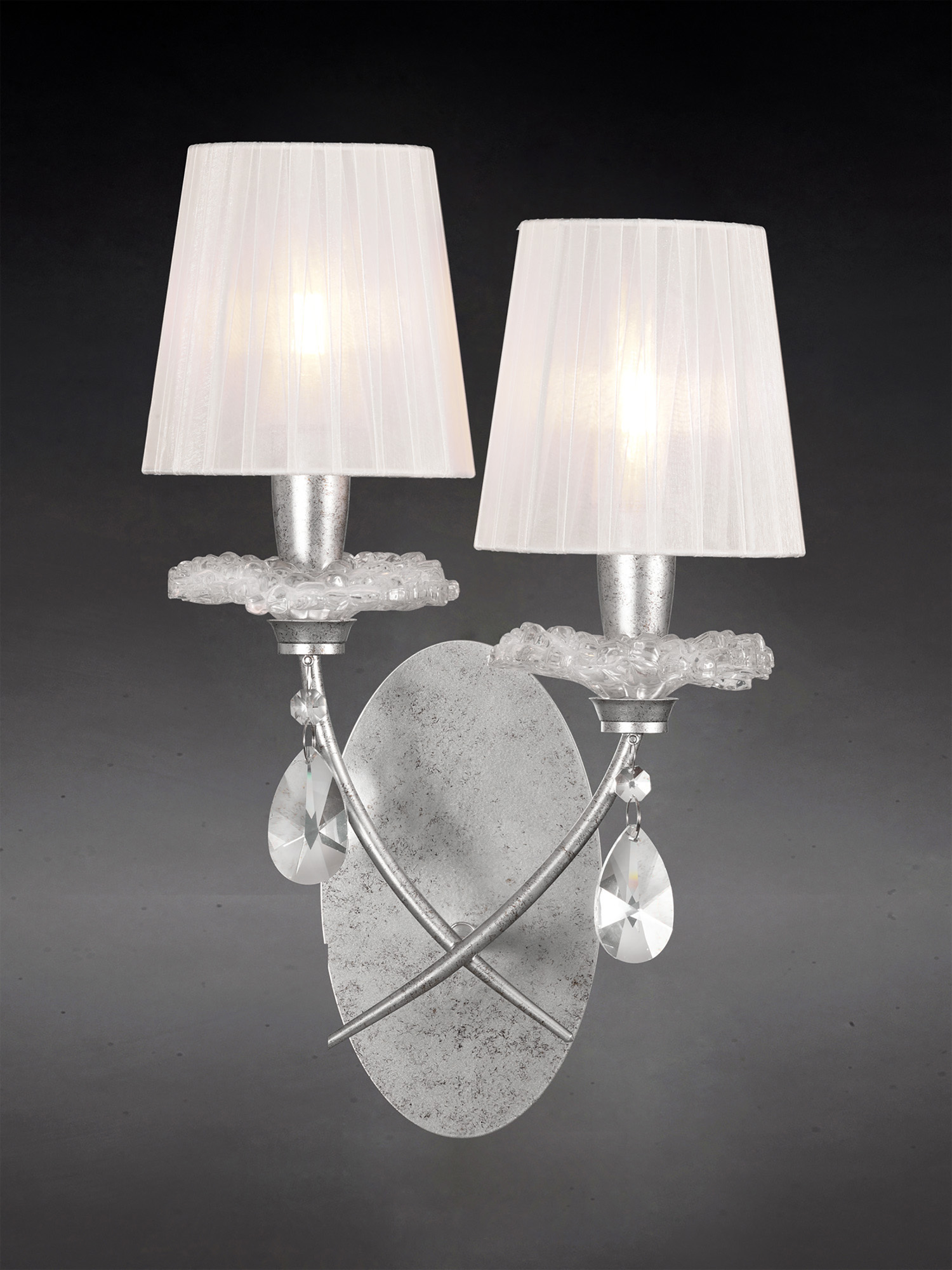 Sophie Silver Wall Lights Mantra Armed Wall Lights